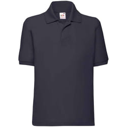 Fruit Of The Loom Childrens/Kids Poly/Cotton Pique Polo Shirt - 12-13 Years, Deep Navy