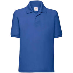 Fruit Of The Loom Childrens/Kids Poly/Cotton Pique Polo Shirt - 12-13 Years, Royal Blue