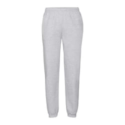 Fruit of the Loom Mens Classic Elasticated Hem Jogging Bottoms - XL, Heather Grey