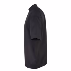 Premier Unisex Adult Stud Front Short-Sleeved Chef Jacket - XL, Black