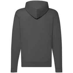 Fruit of the Loom Mens Classic Zipped Hoodie - S, Light Graphite