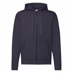 Fruit of the Loom Mens Classic Zipped Hoodie - M, Deep Navy