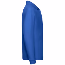 Fruit Of The Loom Childrens/Kids Long Sleeve Pique Polo Shirt - 9-11 Years, Royal Blue