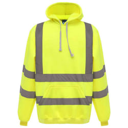 Yoko Mens Hi-Vis Hoodie - 3XL, Yellow