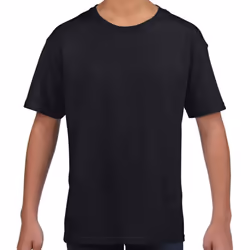 Gildan Childrens/Kids Softstyle T-Shirt - 3-4 Years, Black