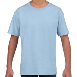 Gildan Childrens/Kids Softstyle T-Shirt - 12-13 Years, Light Blue