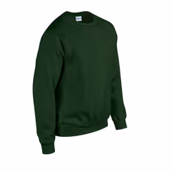 Gildan Mens Heavy Blend Sweatshirt - L, Forest Green