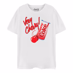Coca-Cola Womens/Ladies Very Cherry Cherry Coke T-Shirt - 3XL, White
