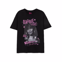 Barbie Womens/Ladies Barbiecore Rock T-Shirt - 3XL, Black
