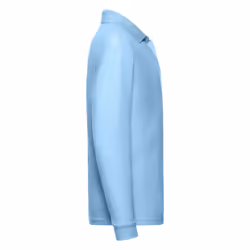 Fruit of the Loom Childrens/Kids Long-Sleeved Polo Shirt - 5-6 Years, Sky Blue