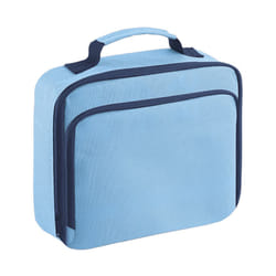 Quadra Lunch Plain Cooler Bag - One Size, Sky Blue