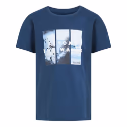 Regatta Childrens/Kids Bosley VII Seaside T-Shirt - 14 Years, Moonlight Denim