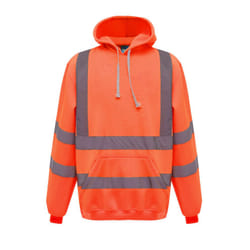 Yoko Mens Hi-Vis Pullover Hoodie - 3XL, Orange