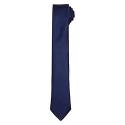 Premier Unisex Adult Slim Tie - One Size, Navy