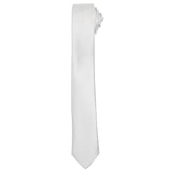 Premier Unisex Adult Slim Tie - One Size, Silver