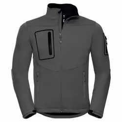 Russell Mens Sports Soft Shell Jacket - S, Titanium