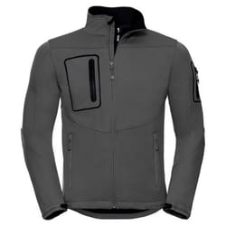 Russell Mens Sports Soft Shell Jacket - XL, Titanium