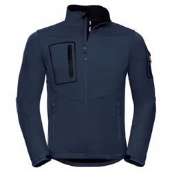 Russell Mens Sports Soft Shell Jacket - XS, French Navy