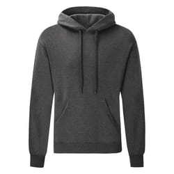 Fruit of the Loom Mens Classic Heather Hoodie - XL, Dark Heather Grey
