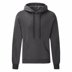 Fruit of the Loom Mens Classic Heather Hoodie - XXL, Dark Heather Grey