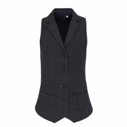 Premier Womens/Ladies Herringbone Waistcoat - 8 UK, Charcoal