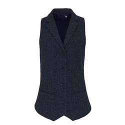 Premier Womens/Ladies Herringbone Waistcoat - 10 UK, Navy
