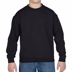 Gildan Childrens/Kids Heavy Blend Drop Shoulder Sweatshirt - 12-13 Years, Black