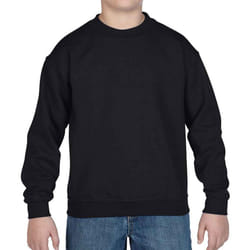 Gildan Childrens/Kids Heavy Blend Drop Shoulder Sweatshirt - 12-13 Years, Black