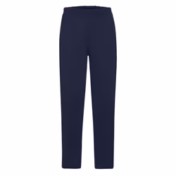 Fruit of the Loom Mens Open Hem Jogging Bottoms - L, Deep Navy
