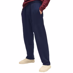 Fruit of the Loom Mens Open Hem Jogging Bottoms - L, Deep Navy