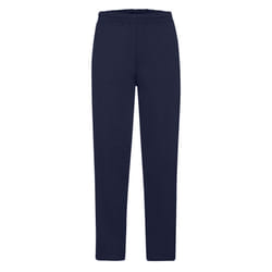 Fruit of the Loom Mens Open Hem Jogging Bottoms - XXL, Deep Navy