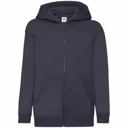 Fruit Of The Loom Childrens/Kids Hooded Sweatshirt - 12-13 Years, Deep Navy
