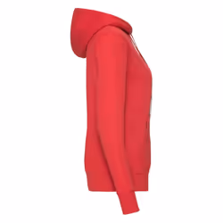 Fruit of the Loom Classic Lady Fit Hooded Sweatshirt - M, Red