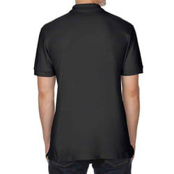 Gildan Mens Double PiquÃ© Polo Shirt - S, Black