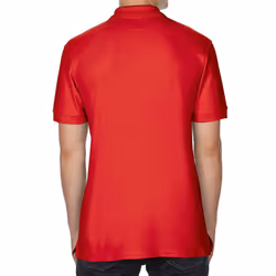 Gildan Mens Double PiquÃ© Polo Shirt - S, Red
