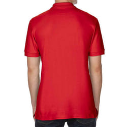 Gildan Mens Double PiquÃ© Polo Shirt - S, Red