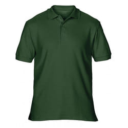 Gildan Mens Double PiquÃ© Polo Shirt - XL, Forest Green
