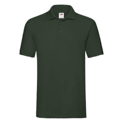 Fruit of the Loom Mens Premium Pique Polo Shirt - 3XL, Bottle Green