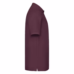Fruit of the Loom Mens Premium Pique Polo Shirt - L, Burgundy