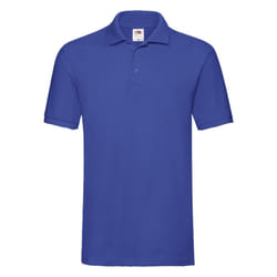 Fruit of the Loom Mens Premium Pique Polo Shirt - M, Royal Blue