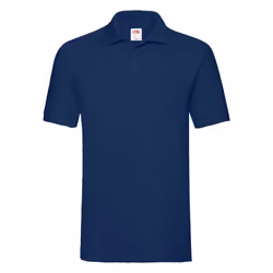 Fruit of the Loom Mens Premium Pique Polo Shirt - S, Navy