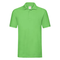 Fruit of the Loom Mens Premium Pique Polo Shirt - S, Lime