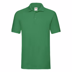 Fruit of the Loom Mens Premium Pique Polo Shirt - S, Kelly Green