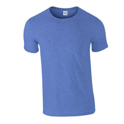 Gildan Unisex Adult Softstyle Heather T-Shirt - 3XL, Heather Royal
