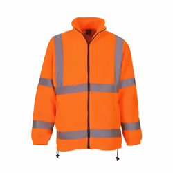 Yoko Unisex Adult Heavyweight Hi-Vis Fleece Jacket - L, Orange