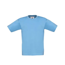 B&C Childrens/Kids Exact 150 T-Shirt - 5-6 Years, Sky Blue