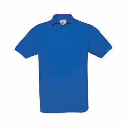 B&C Mens Safran Polo Shirt - XXL, Royal Blue