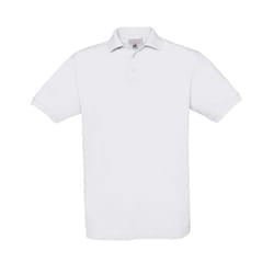 B&C Mens Safran Polo Shirt - S, White