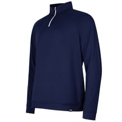 Under Armour Mens Quarter Zip Midlayer - XXL, Midnight Navy
