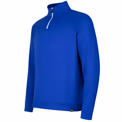 Under Armour Mens Quarter Zip Midlayer - L, Royal Blue
